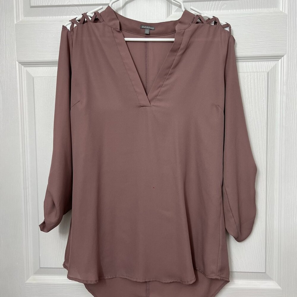 Charlotte Russe Dusty Mauve Blouse